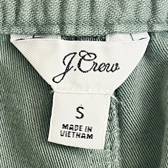 J. Crew Tie Waist‎ Camp Pant in Green - Picture 11 of 14